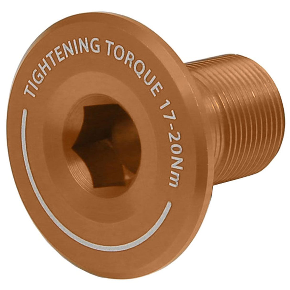 Hope Crankset Shaft End Cap. Crank Bolt: Various Colours - HC105-28