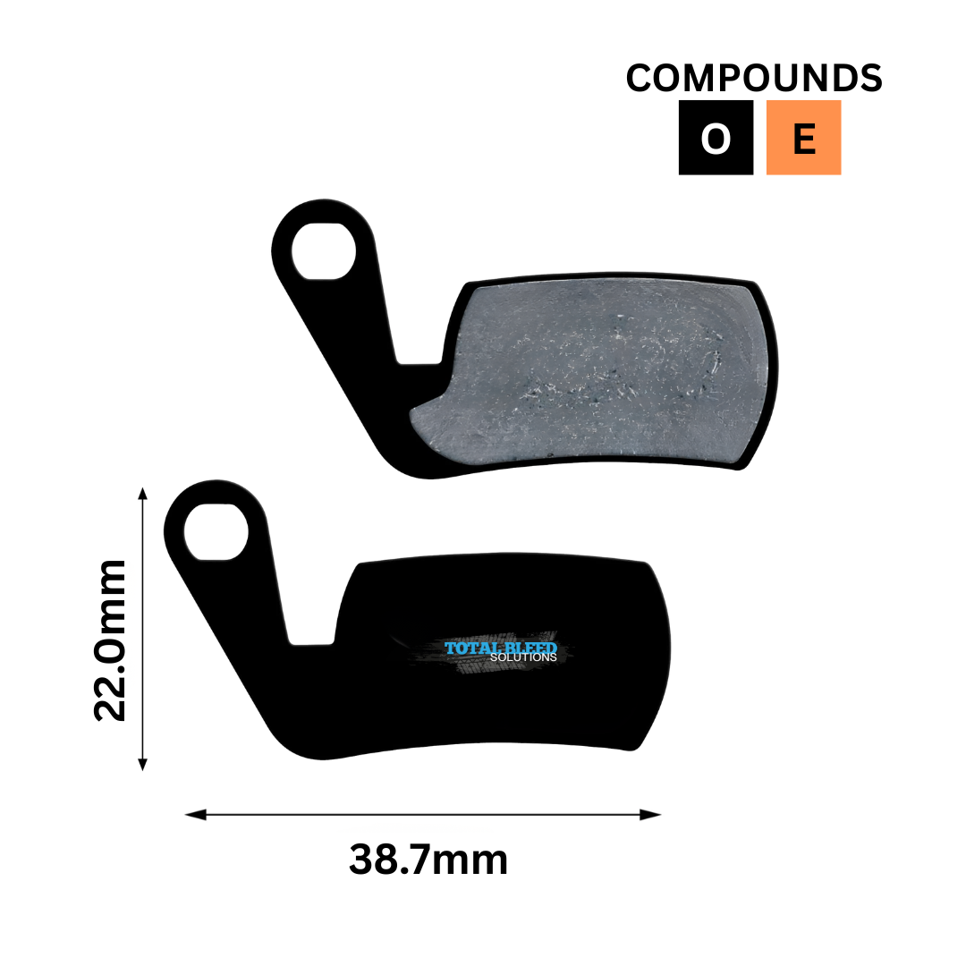 Clarks Skeletal SX EXO Disc Brake Pads by TBS
