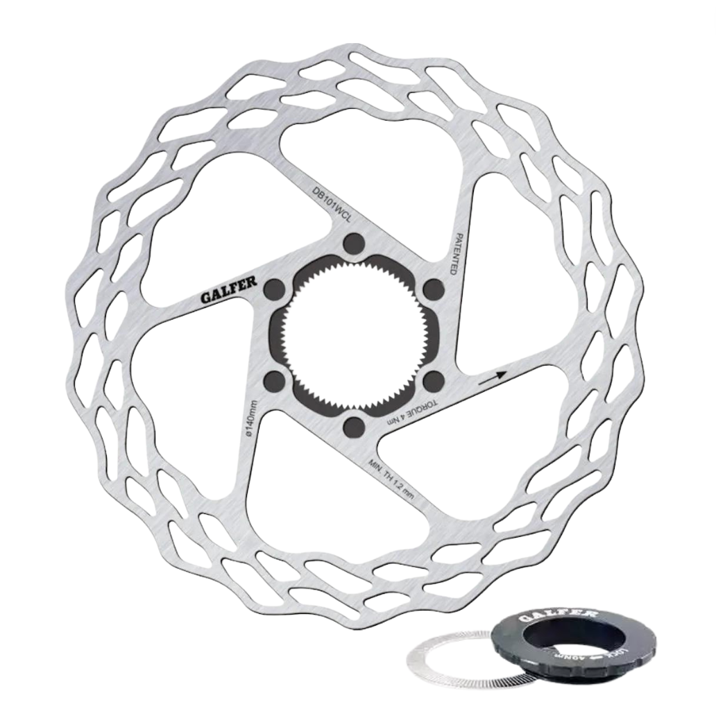 Galfer Wave Road Gravel Brake Disc Rotor CL 140 160 180mm Centre Lock. Road Gravel