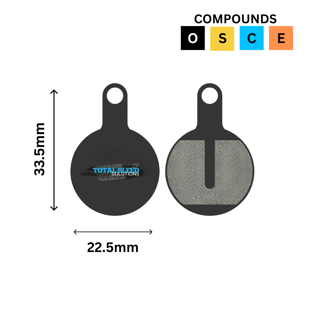 Tektro Lyra - MD-C500 Disc Brake Pads by TBS