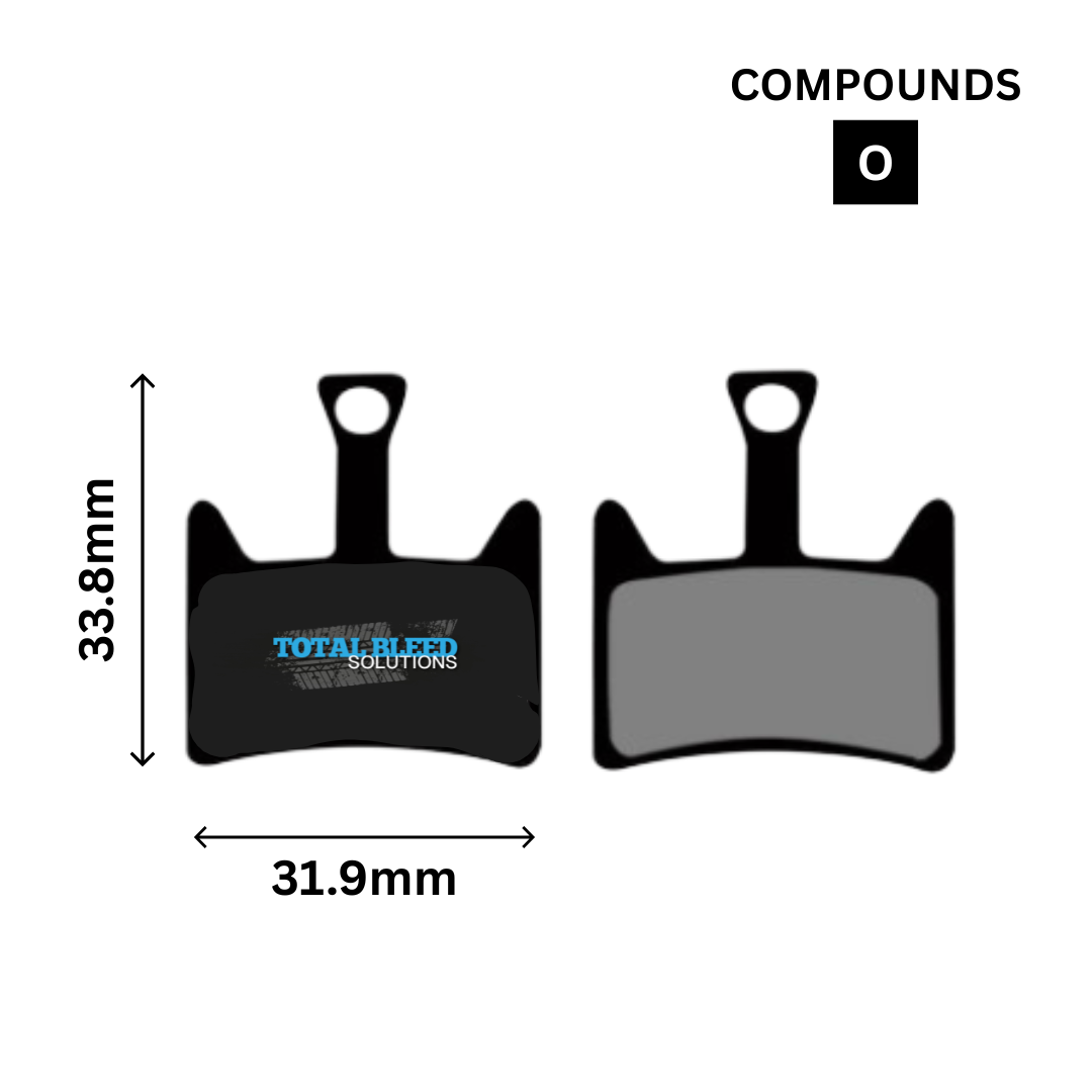 Hayes Prime Pro - Expert - Comp Disc Brake Pads by TBS