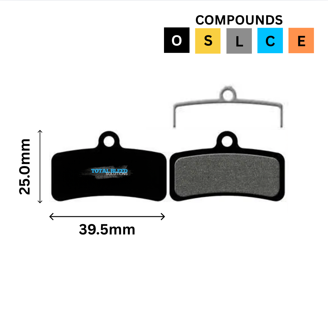TBS Bengal HELIX 4X Disc Brake Pads