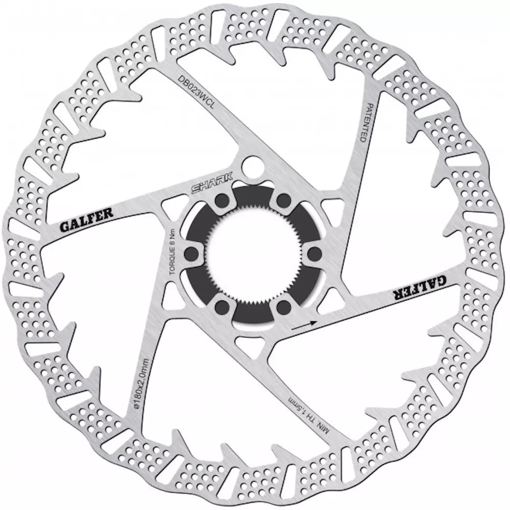 Galfer Shark Disc Rotor Thick Centrelock All Sizes 160 180 200 223mm MTB New!