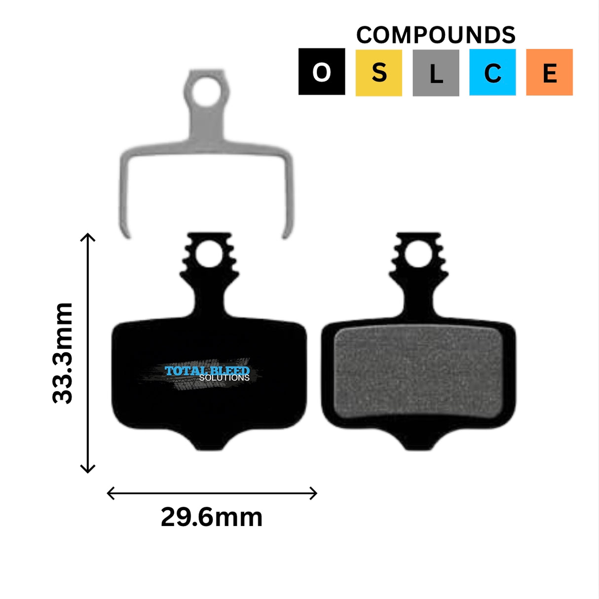 Trickstuff C21 C22 Cleg2 - Piccola Disc Brake Pads by TBS