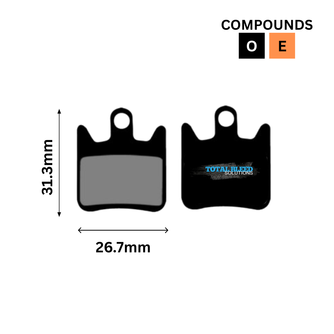 Hope Tech 3 X2 Tech 4 X2 XCR EVO Pro Disc Brake Pads by TBS