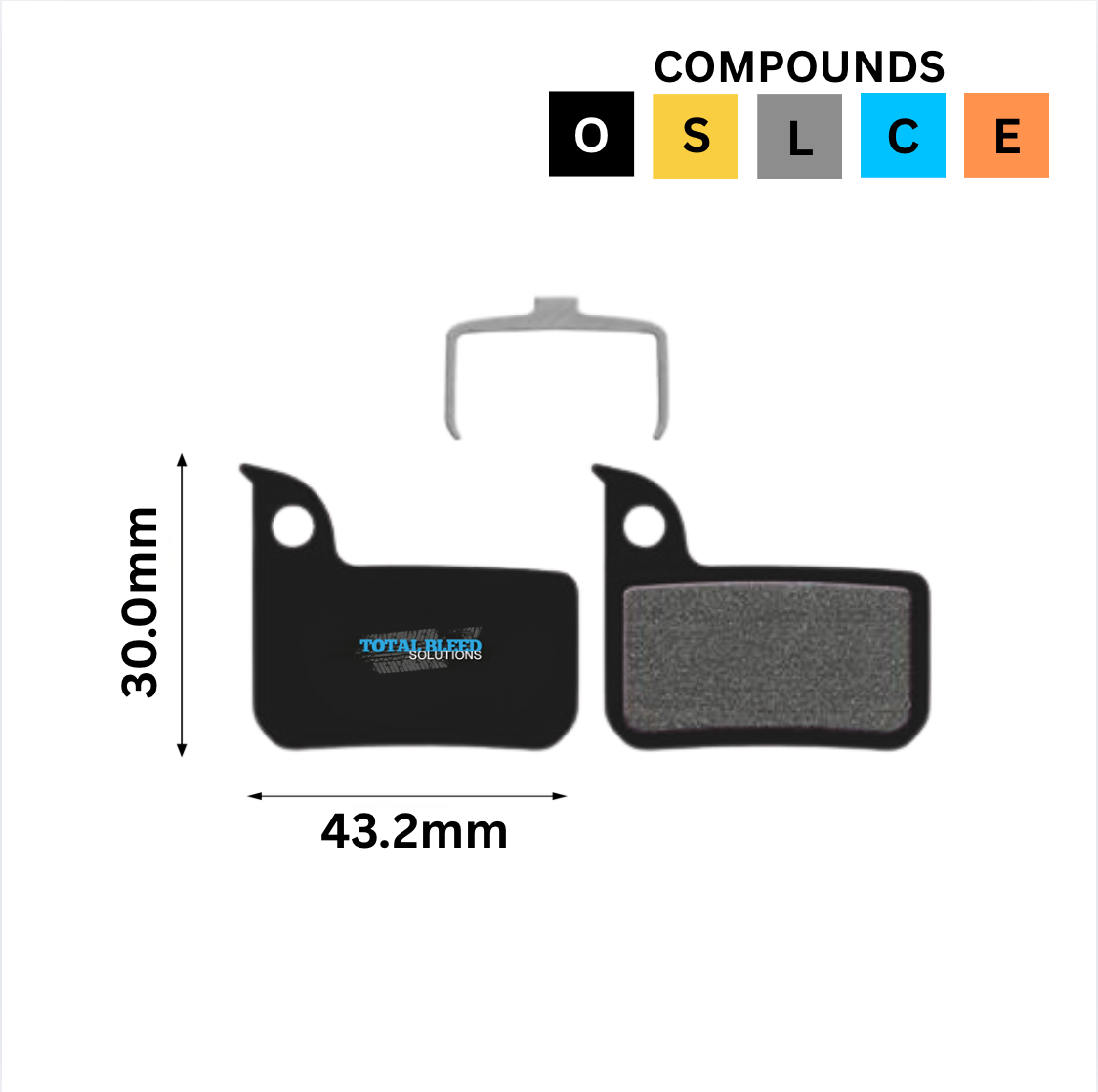 SRAM Red Force Rival Apex CX1 Disc Brake Pads by TBS