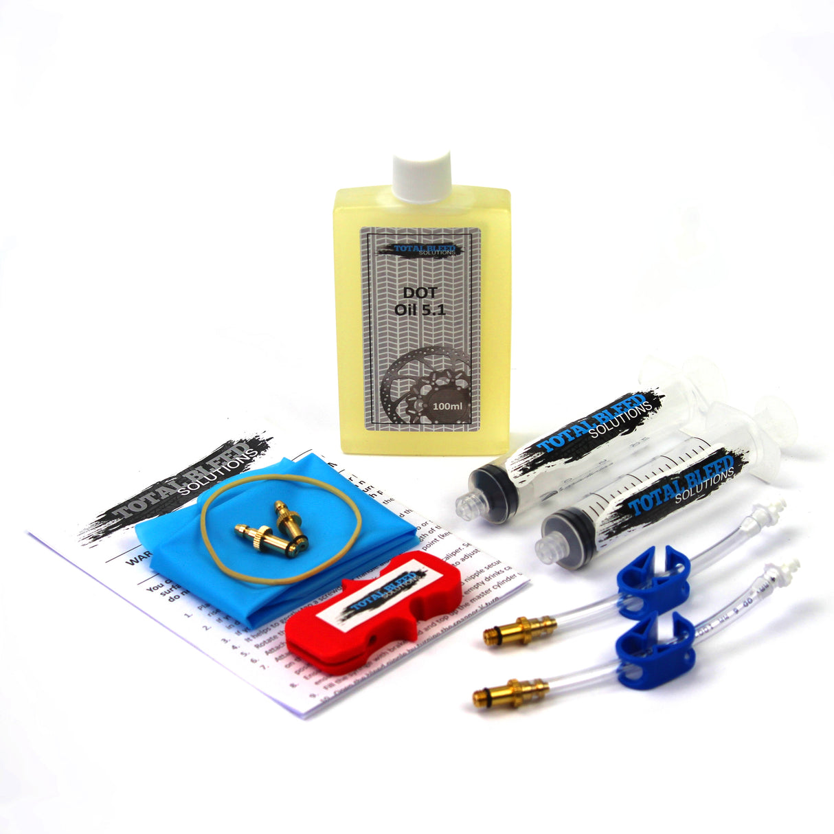 TBS-Entlüftungssätze für hydraulische Bremsen für ALLE Clarks-Mineralflüssigkeitsbremsen.
