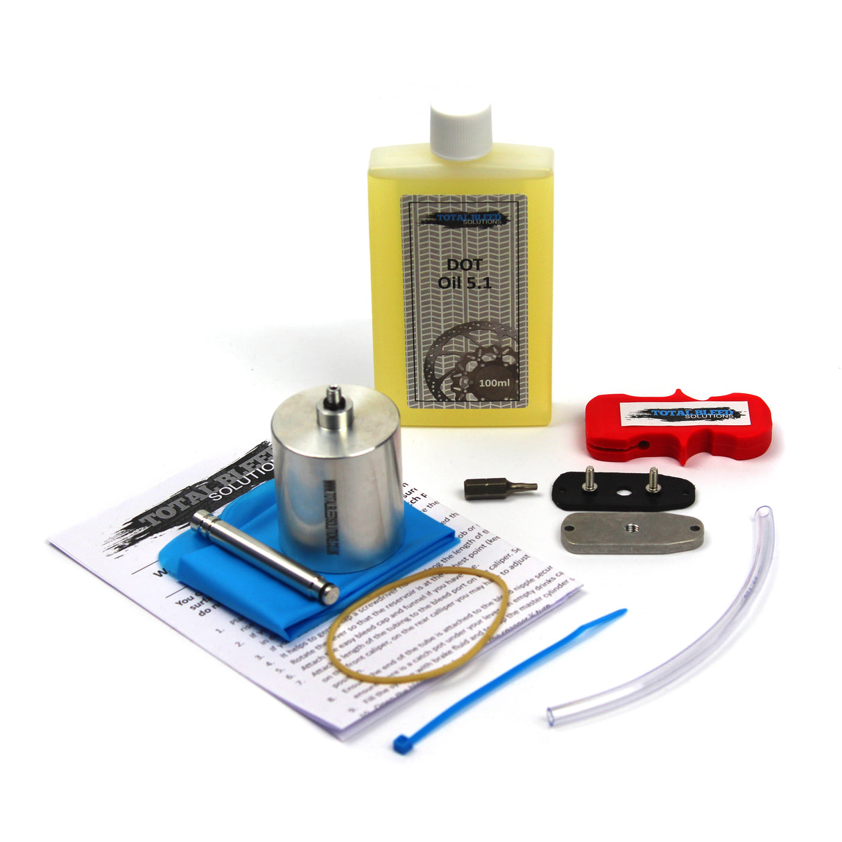 TBS Easy To Bleed Kit For Hope With Optional 100ml DOT Fluid