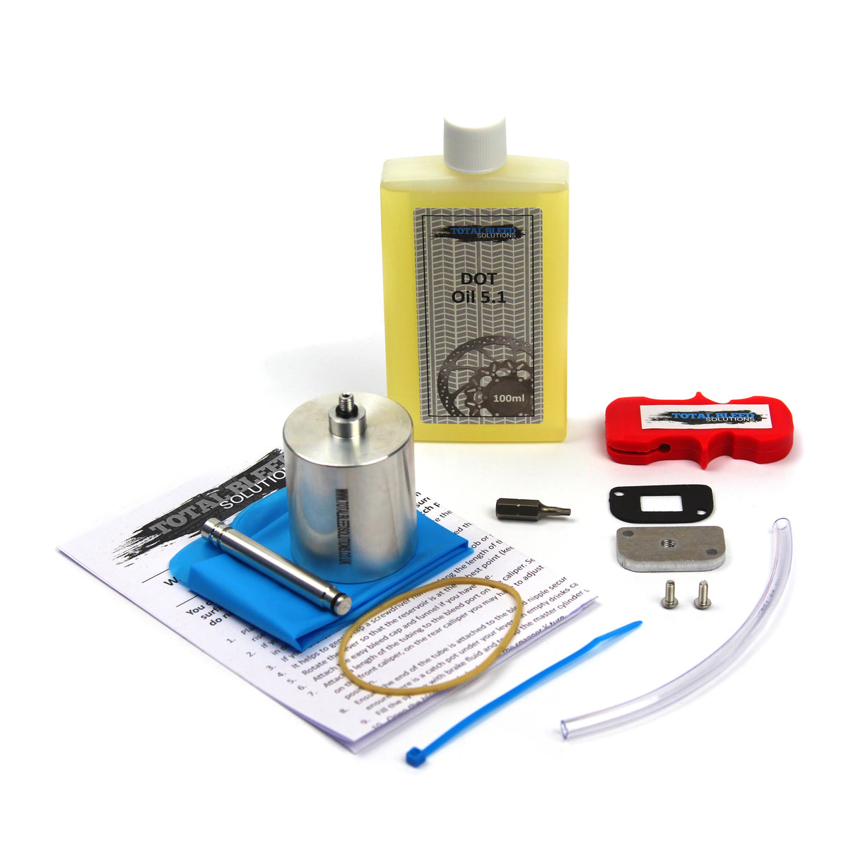 TBS Easy To Bleed Kit For Hope With Optional 100ml DOT Fluid