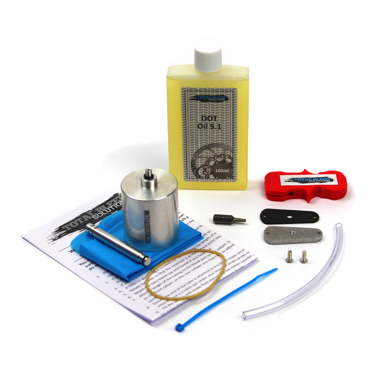 TBS Easy To Bleed Kit For Hope With Optional 100ml DOT Fluid