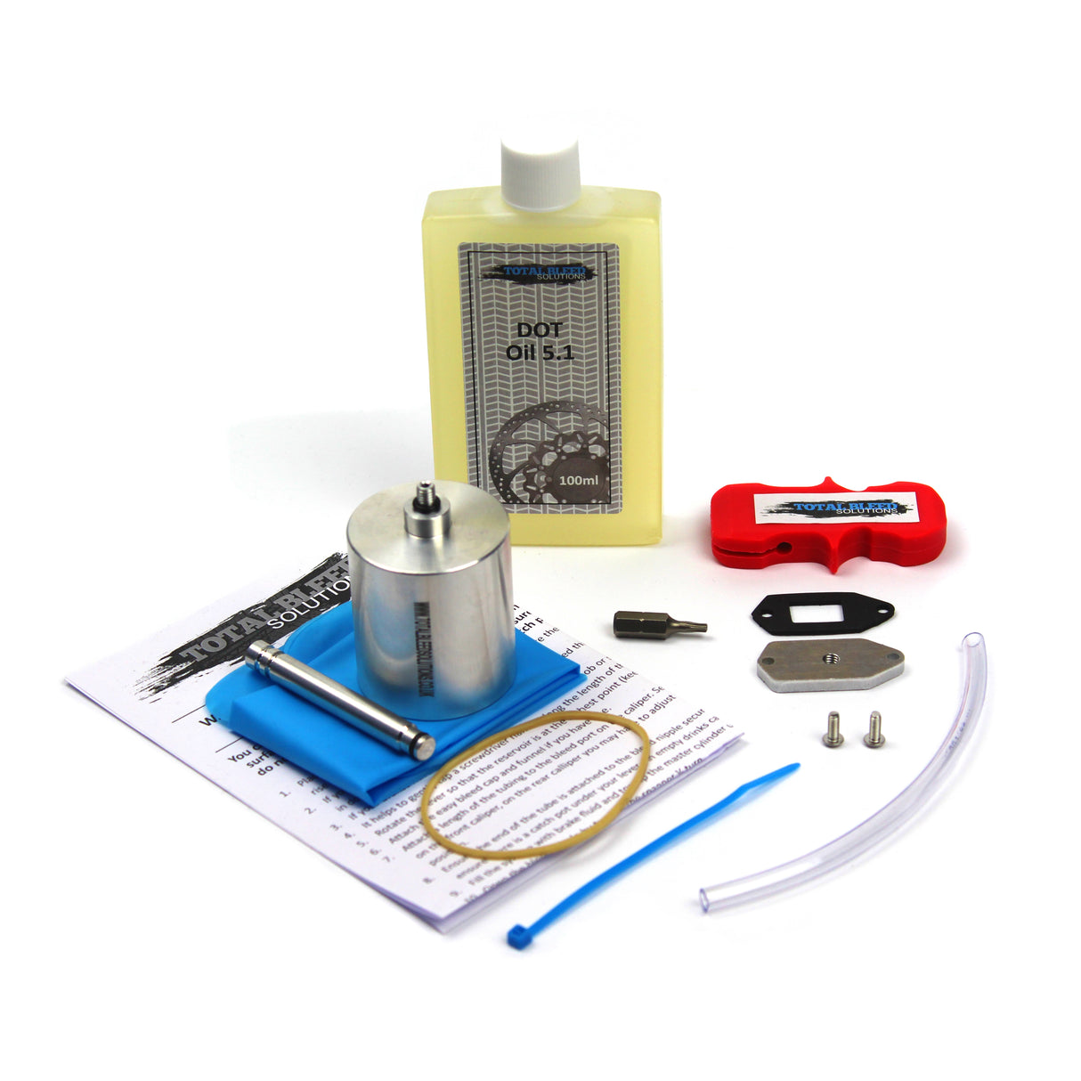 TBS Easy To Bleed Kit For Hope With Optional 100ml DOT Fluid