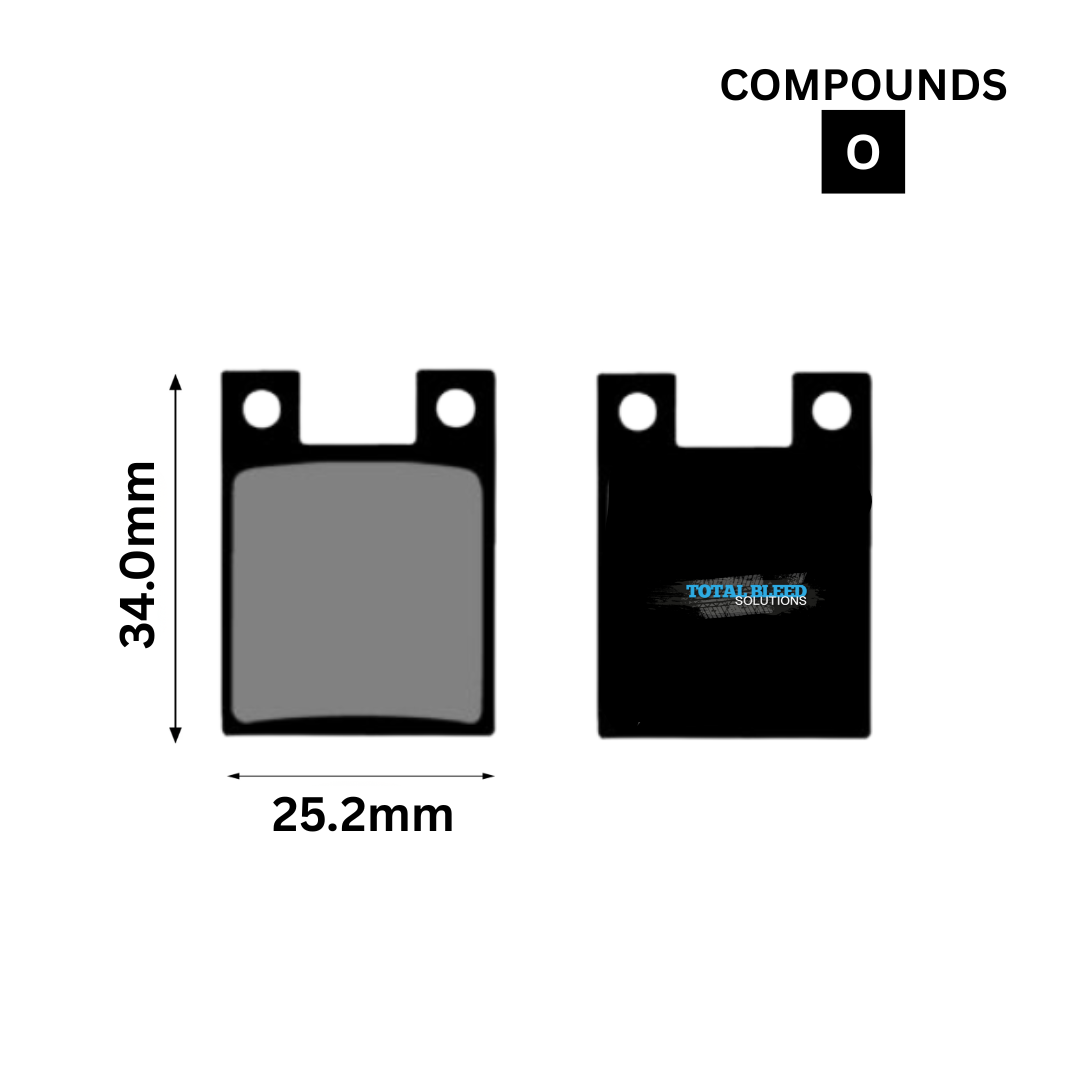 Giant MPH 2000 Disc Brake Pads by TBS