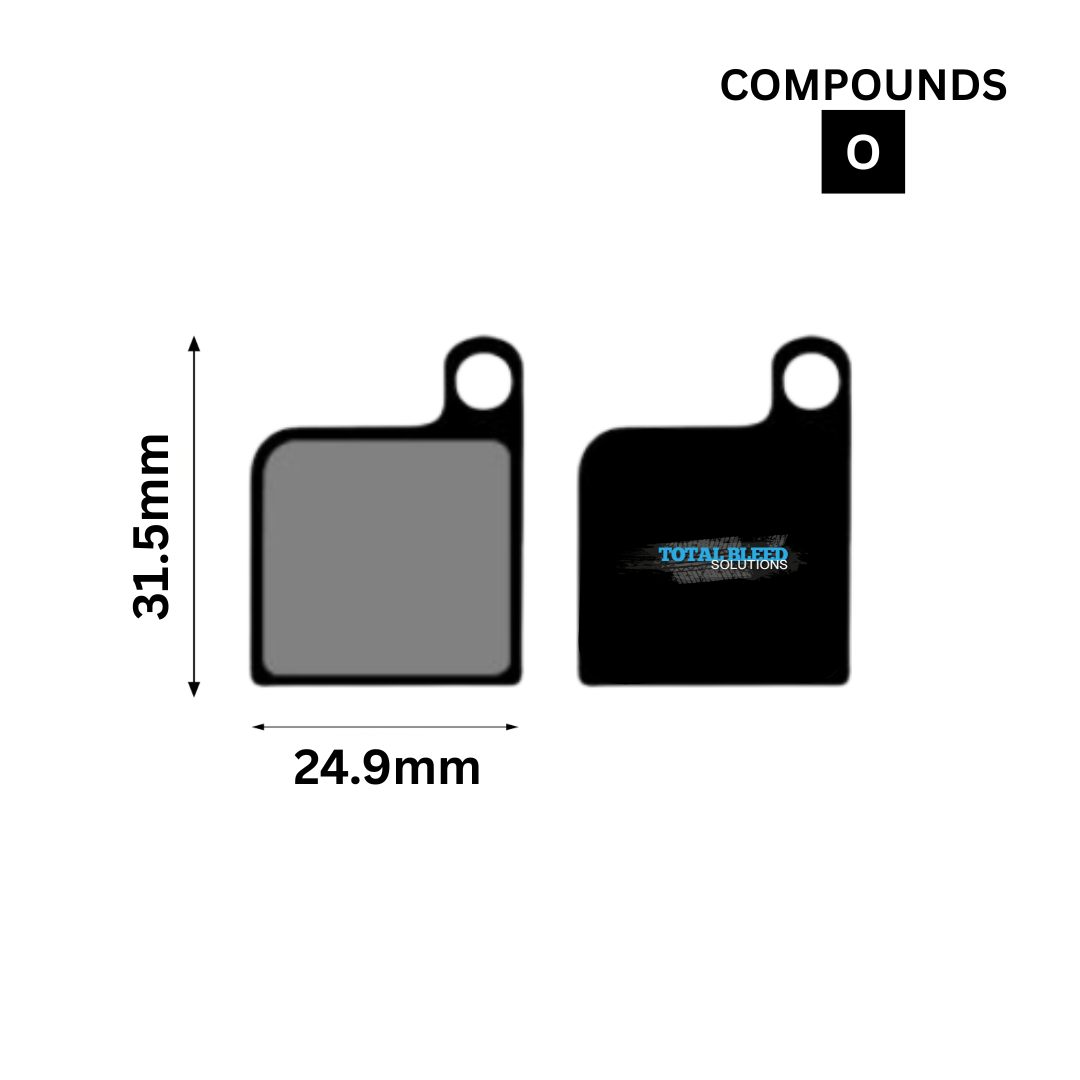 Giant MPH 2 - MPH 3 Disc Brake Pads by TBS