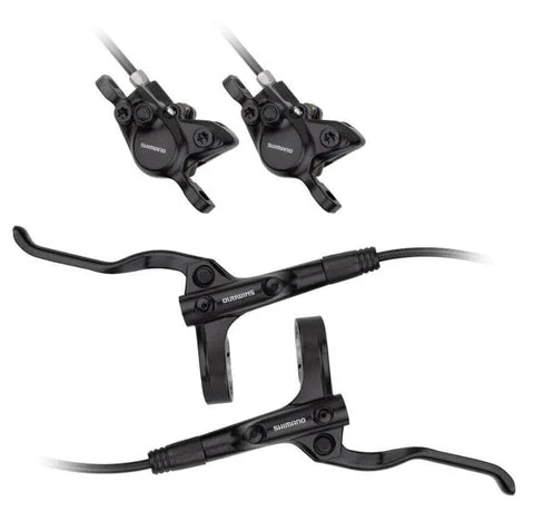 Shimano MT200 Hydraulic Disc Brake Compete Set - Black - Front and Rear