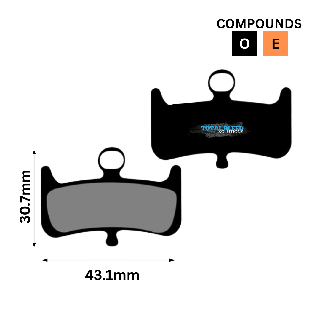 Hayes Dominion A4 Disc Brake Pads by TBS