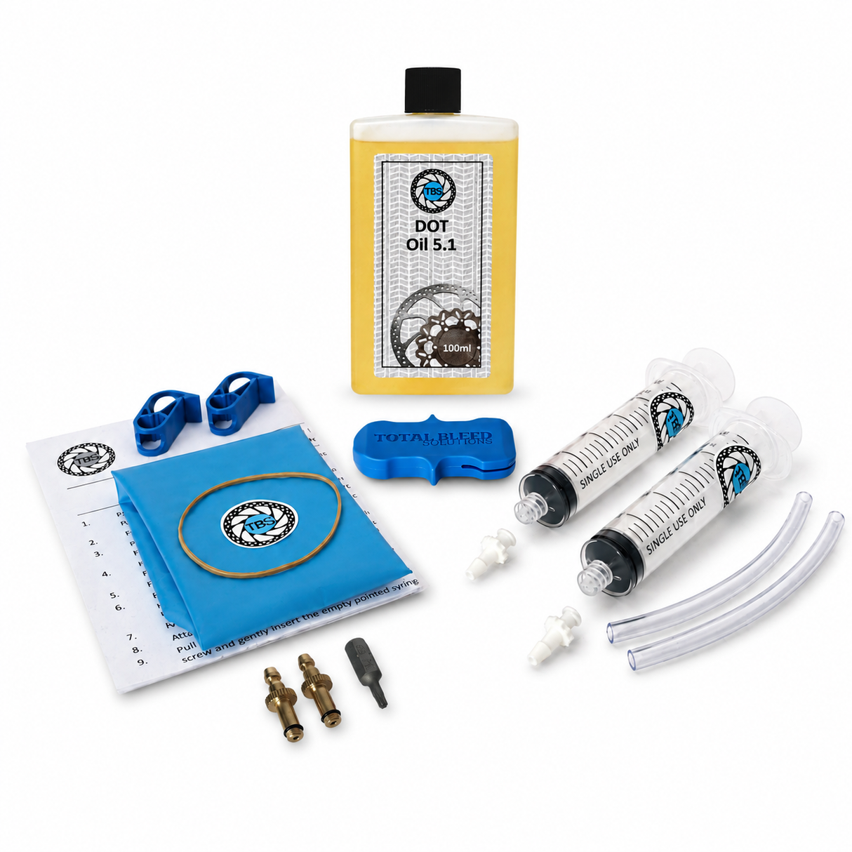 TBS Bleed Kit For Avid With Optional 100ml DOT Fluid