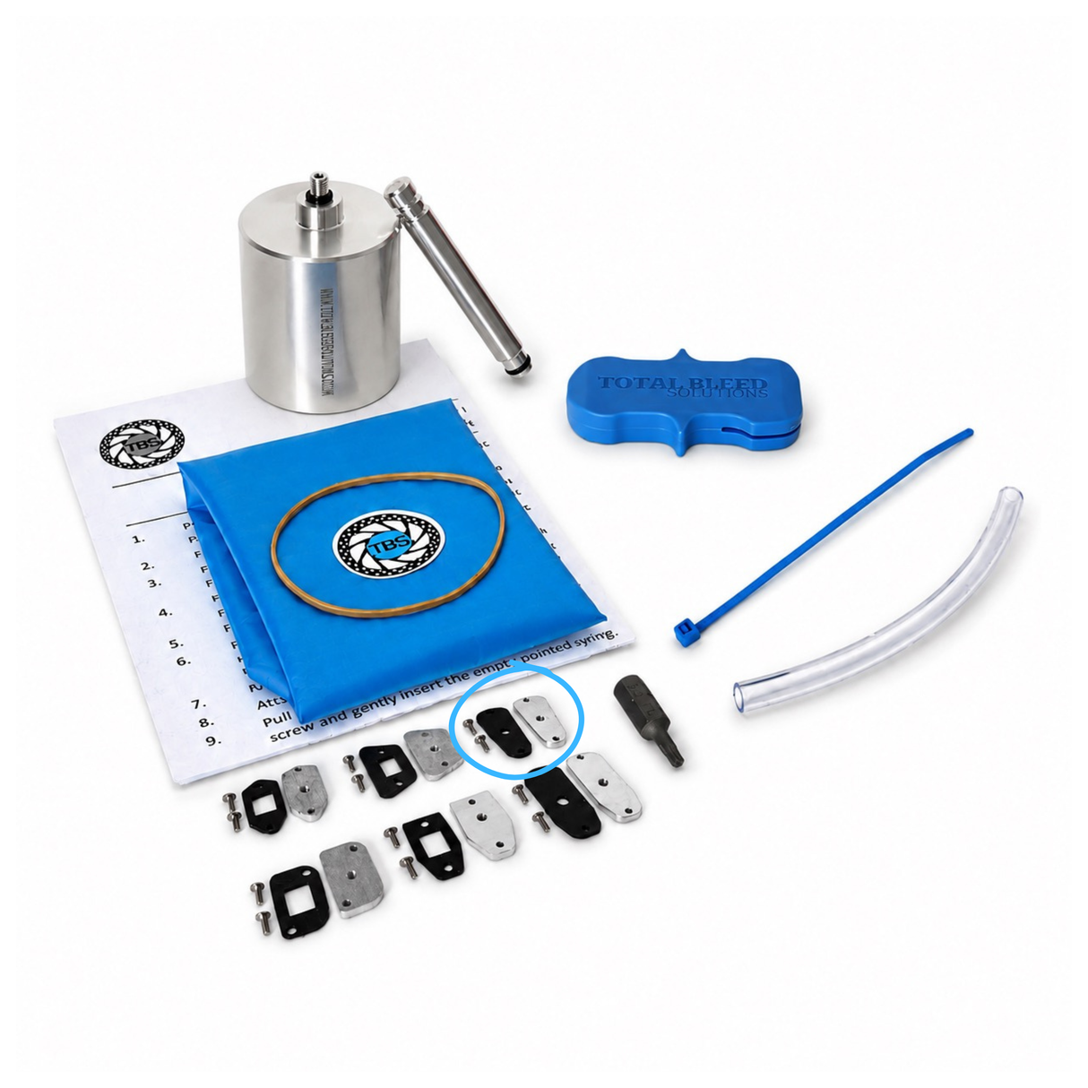 Kit de purge facile TBS pour Hope avec liquide DOT 100 ml en option