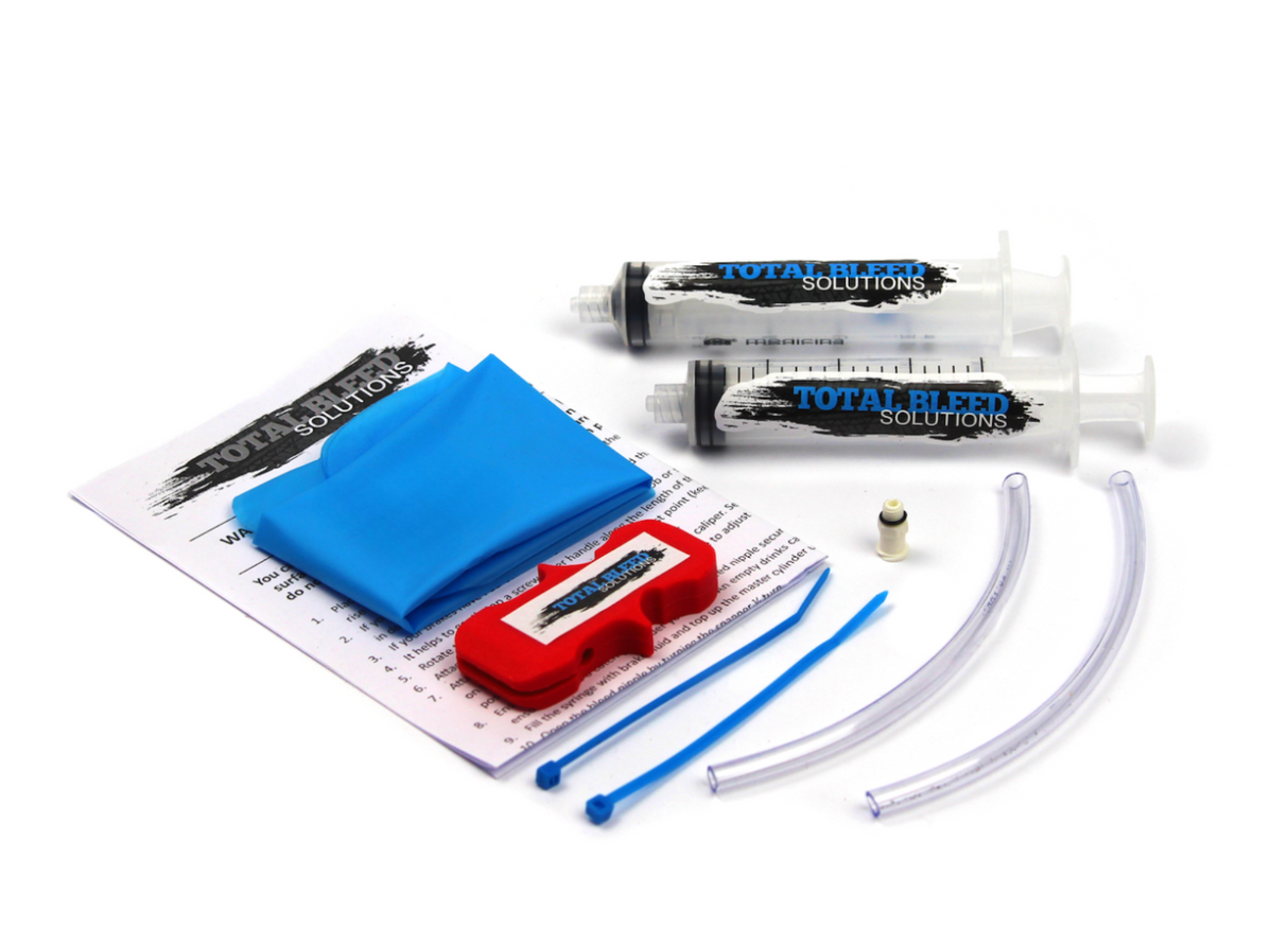 Kit de purge TBS pour Shimano Mountain avec 100 ml d'huile minérale en option