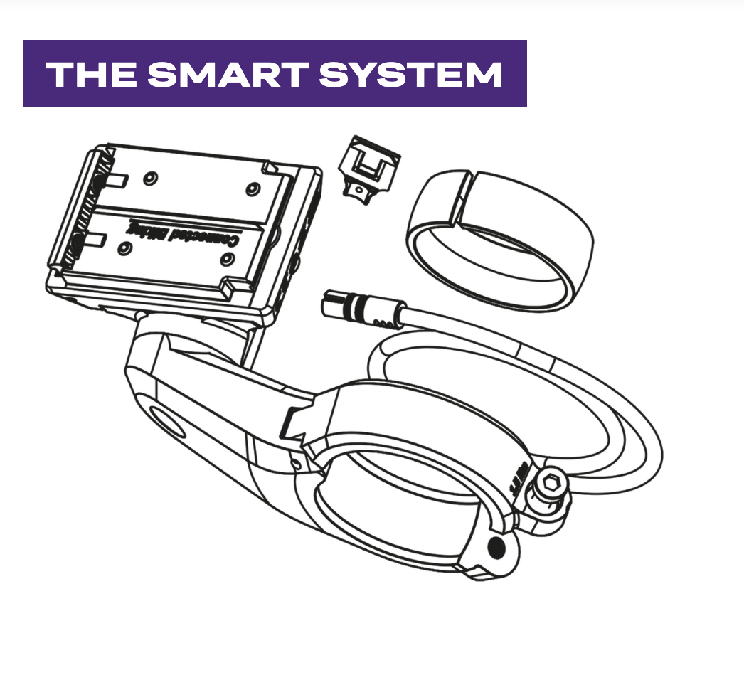 Bosch Kiox 300 / 500 Aftermarket Kit 1-Arm Display Holder 35,0mm - EB13900011