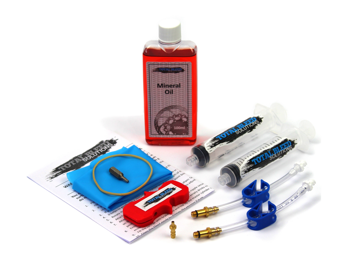 TBS Bleed Kit for Hayes With Optional 100ml DOT or Mineral Fluid