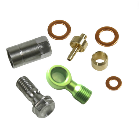 Hope 90 Degree Banjo Connector Pack: For 5mm Black Hose - All Colours