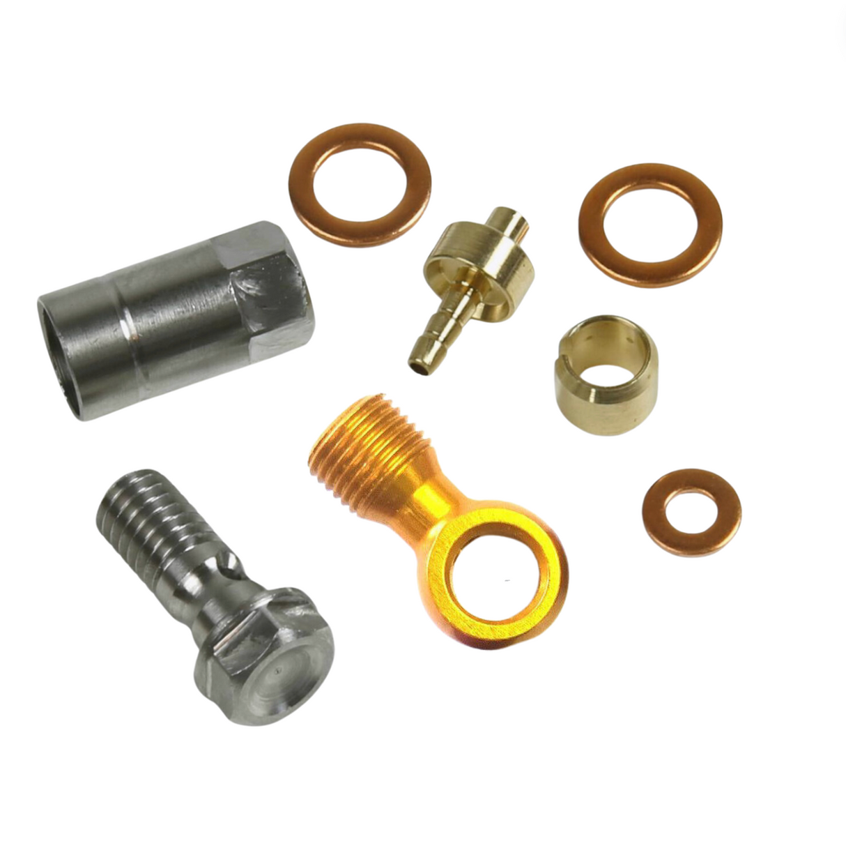 Hope 90 Degree Banjo Connector Pack: For 5mm Black Hose - All Colours