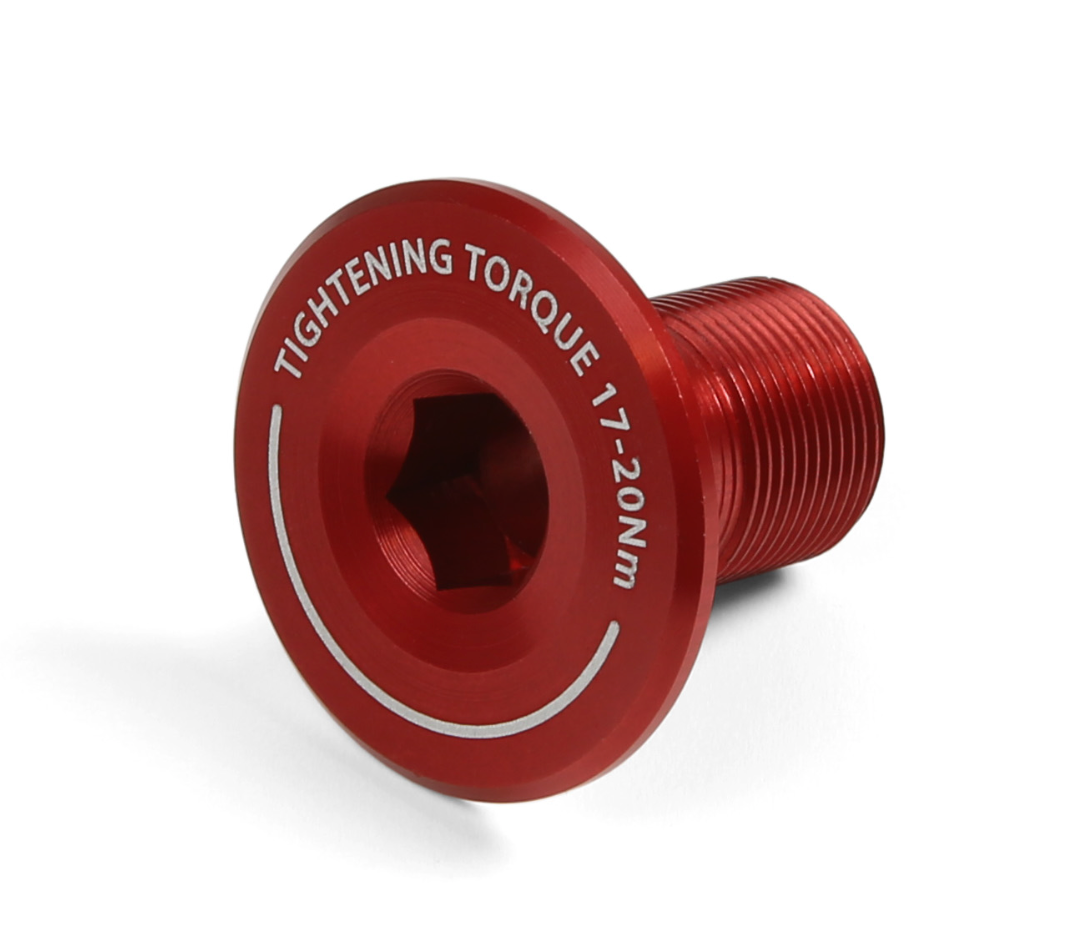 Hope Crankset Shaft End Cap. Crank Bolt: Various Colours - HC105-28