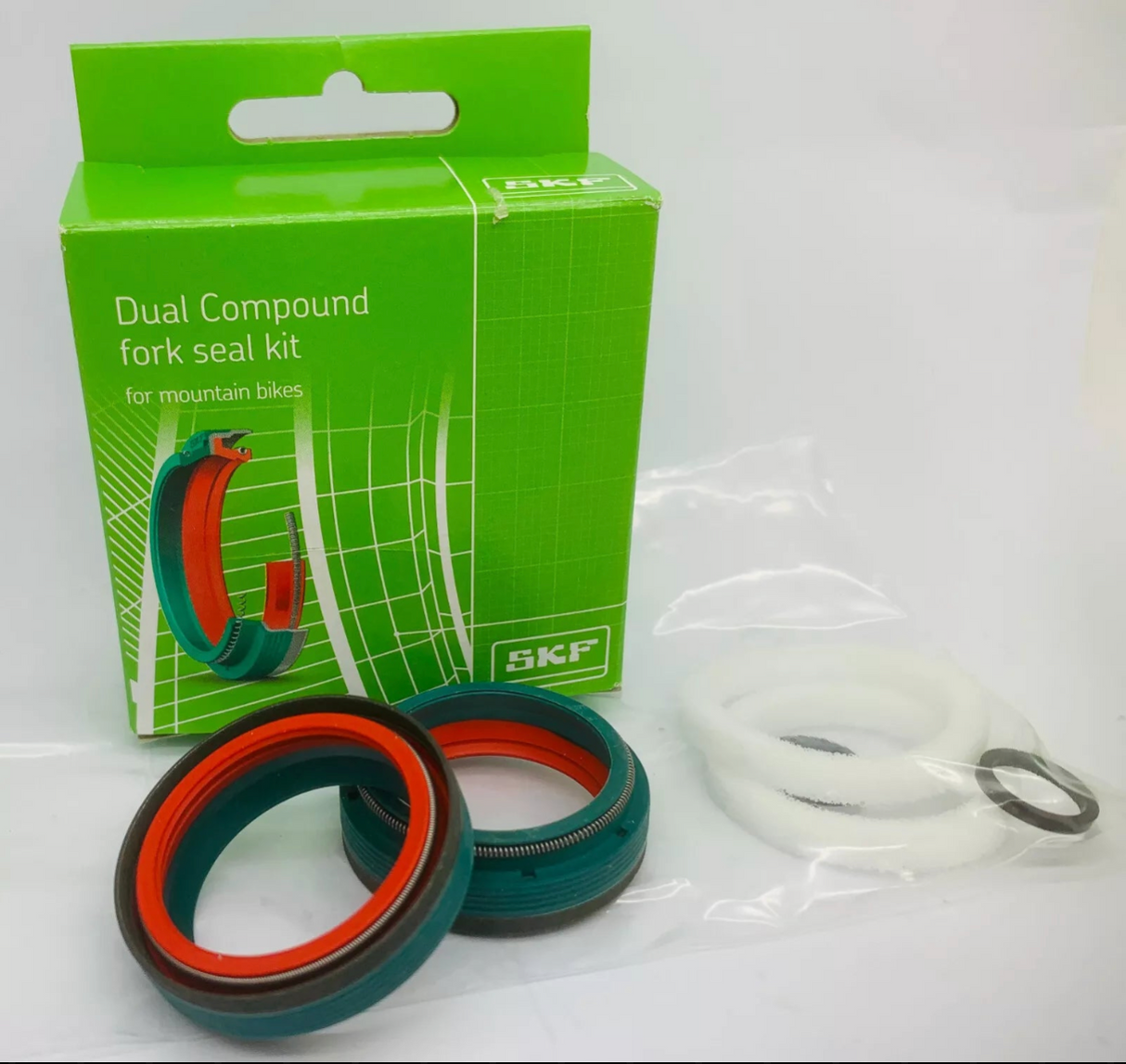 SKF Fox 40mm Air Fork Mountain Bike Fork Seal Kit. 2015-23 - MTB40FN DUAL