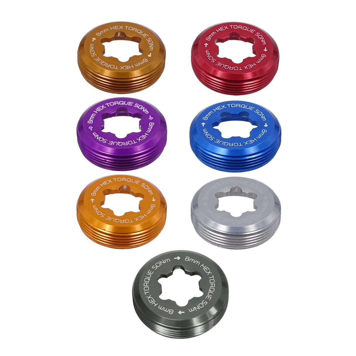 Hope E-Bike Crank Captive Nut / Cap - All Colours Available. HC107-03