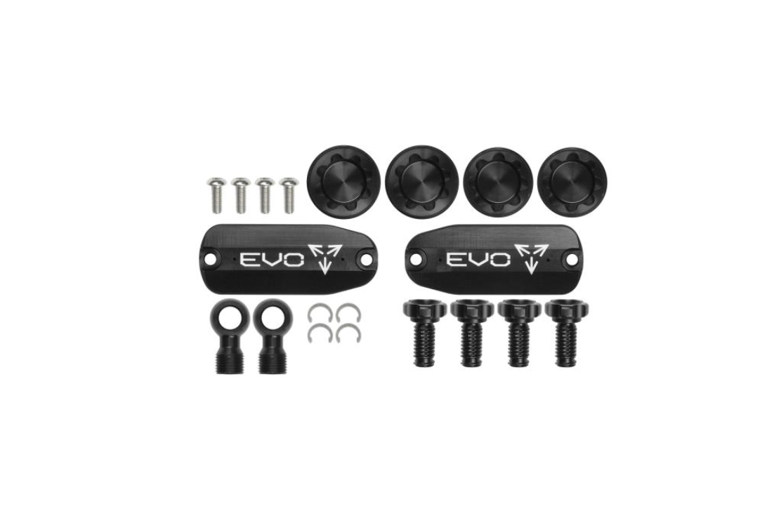 Hope EVO GR4 Brake Custom Kit - Lids Bore Caps Banjo Adj Screws All Colours.