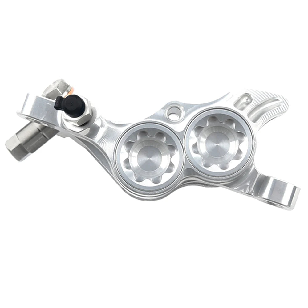 Hope E4 Caliper Complete. Latest 2022 on Version! Silver / Black