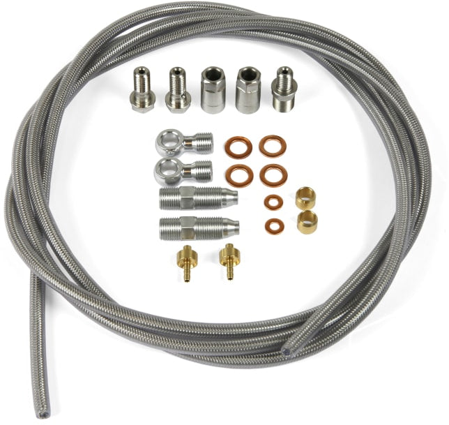Hope 5mm Hose Kits. Hose with Connectors Type 2 - S.S. Braided