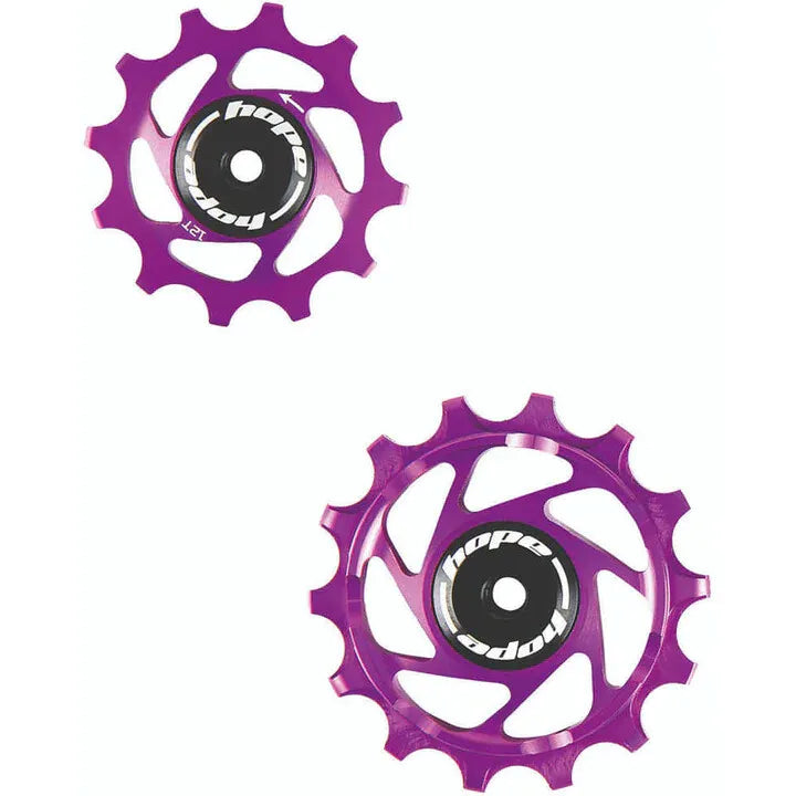 Galets de dérailleur Hope 14T 12T colorés – Pour SRAM AXS