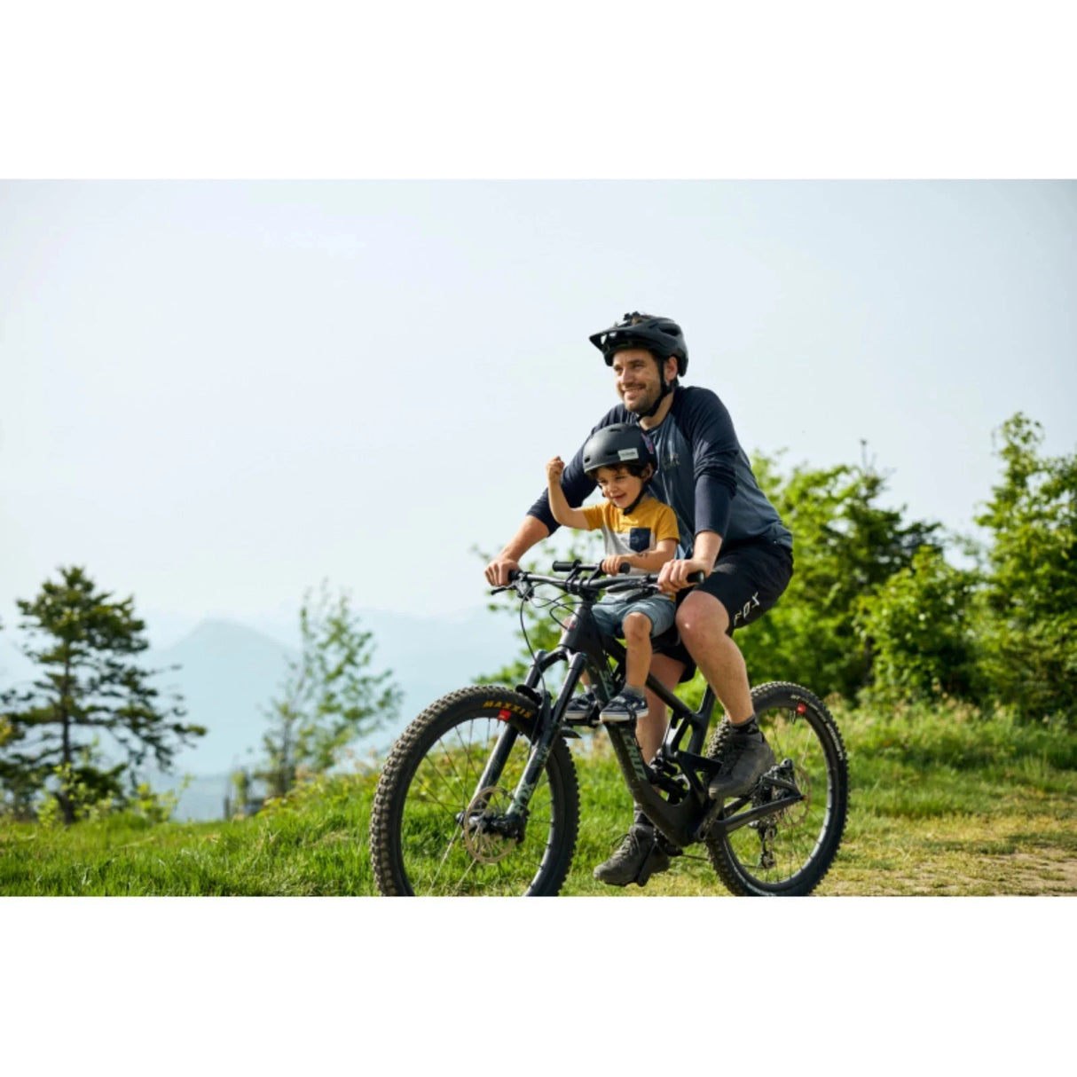 Kids Ride Shotgun Child Bike Seat & Handlebars Combo - 2-5 Years (48lb / 22kg)