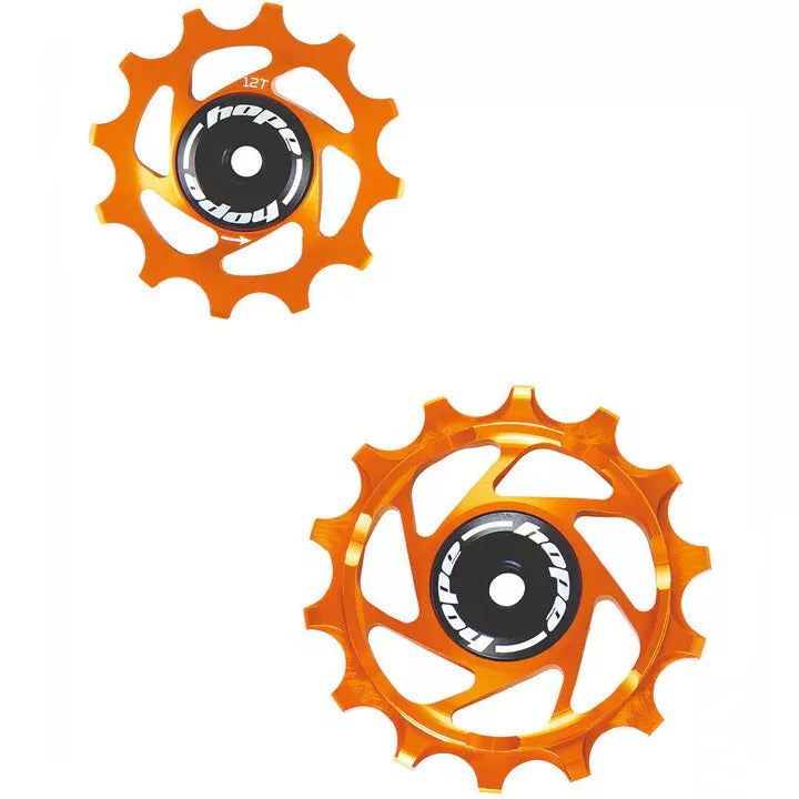 Galets de dérailleur Hope 14T 12T colorés – Pour SRAM AXS