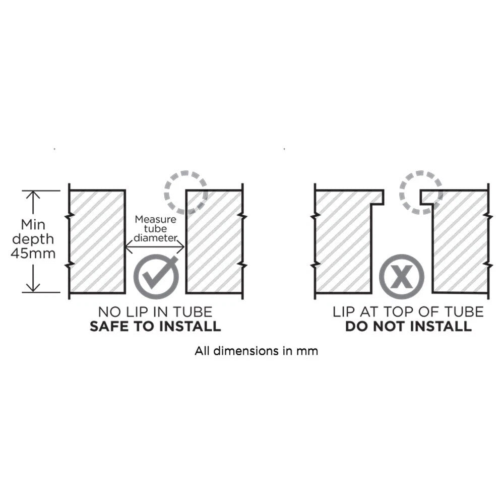 Quad Lock Motorcycle Fork Stem Mount (Mount Only)