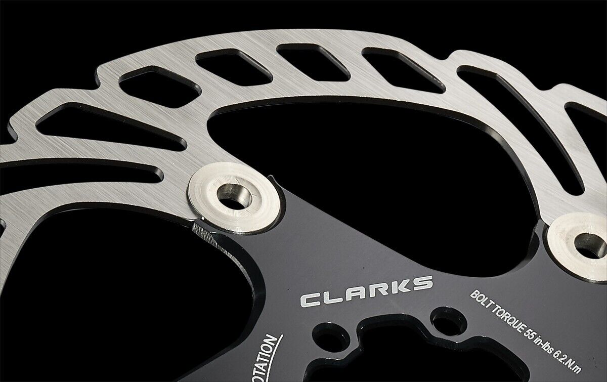 Clarks CRS C2 CNC 2 Piston Hydraulic Disc Brake Set - Front & Rear - 160/160mm