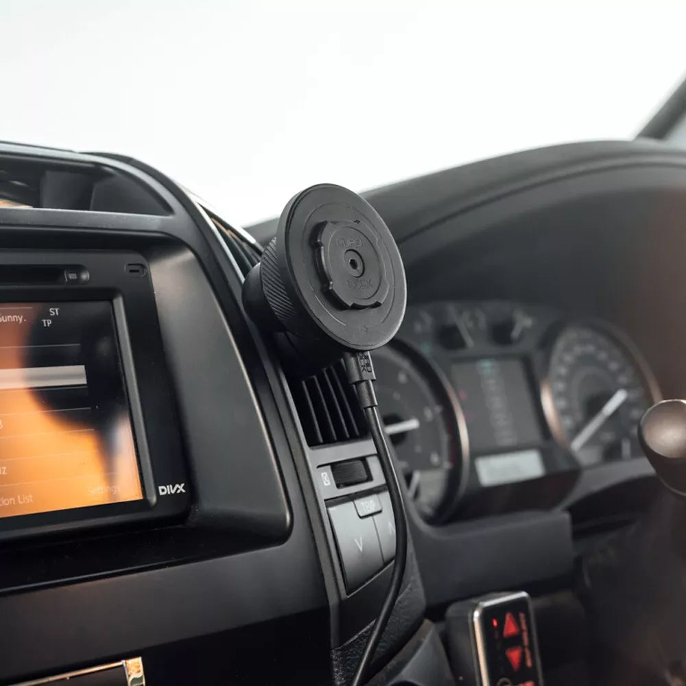 Quad Lock Wireless Charging Head for Car / Desk Mount and Quad Lock 360. V2 MAG