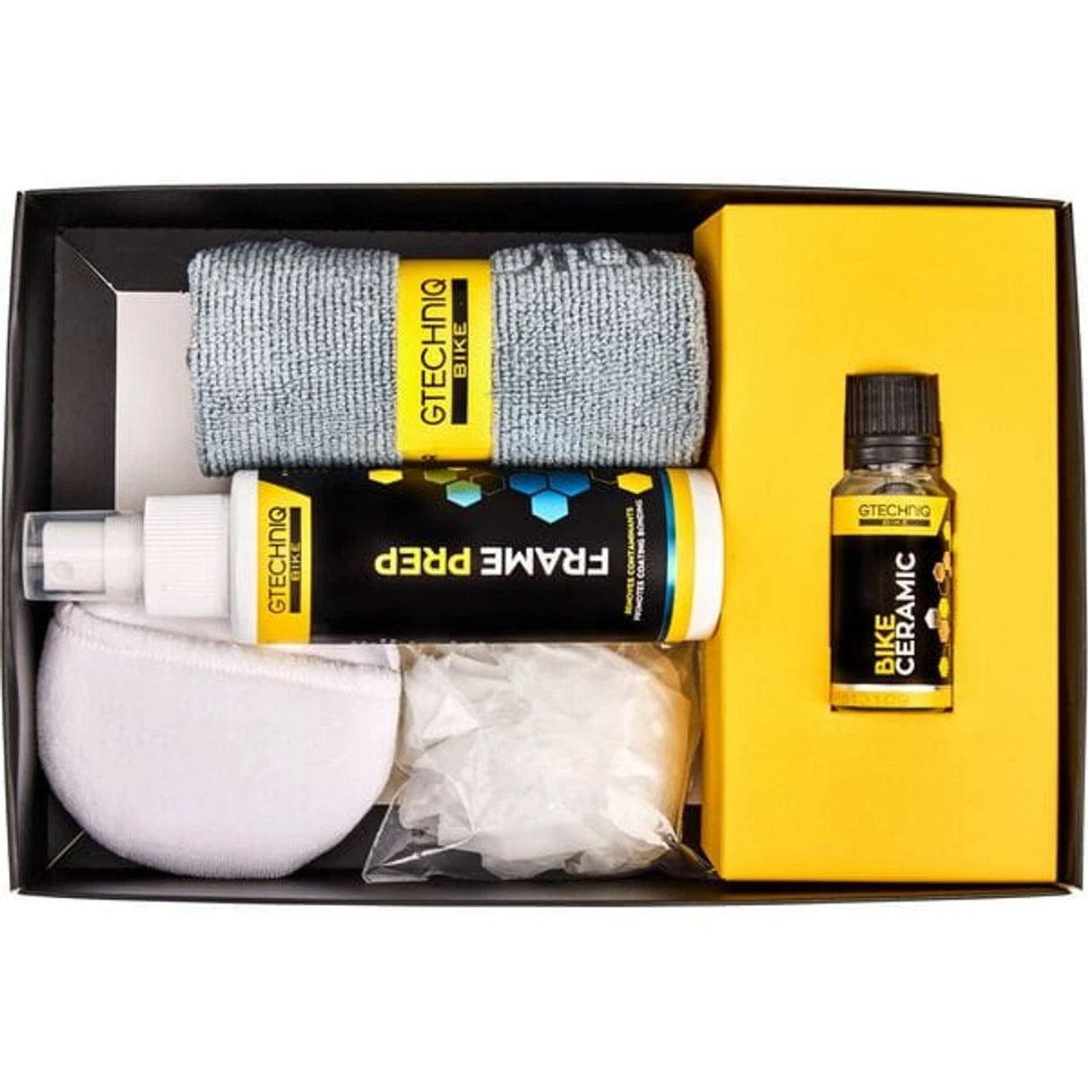 Gtechniq Bike Ceramic Kit - Inc Bike Ceramic, Frame Prep, 2x Towels & Applicator