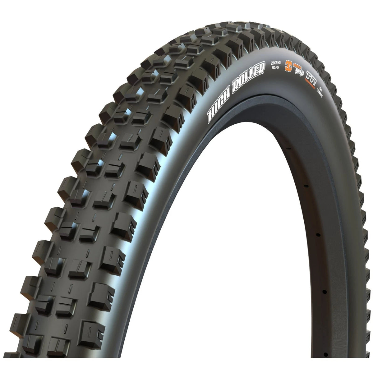 Maxxis High Roller III Bike Tyre - 29 x 2.4'' - Folding 3C MaxxGrip TR - DH