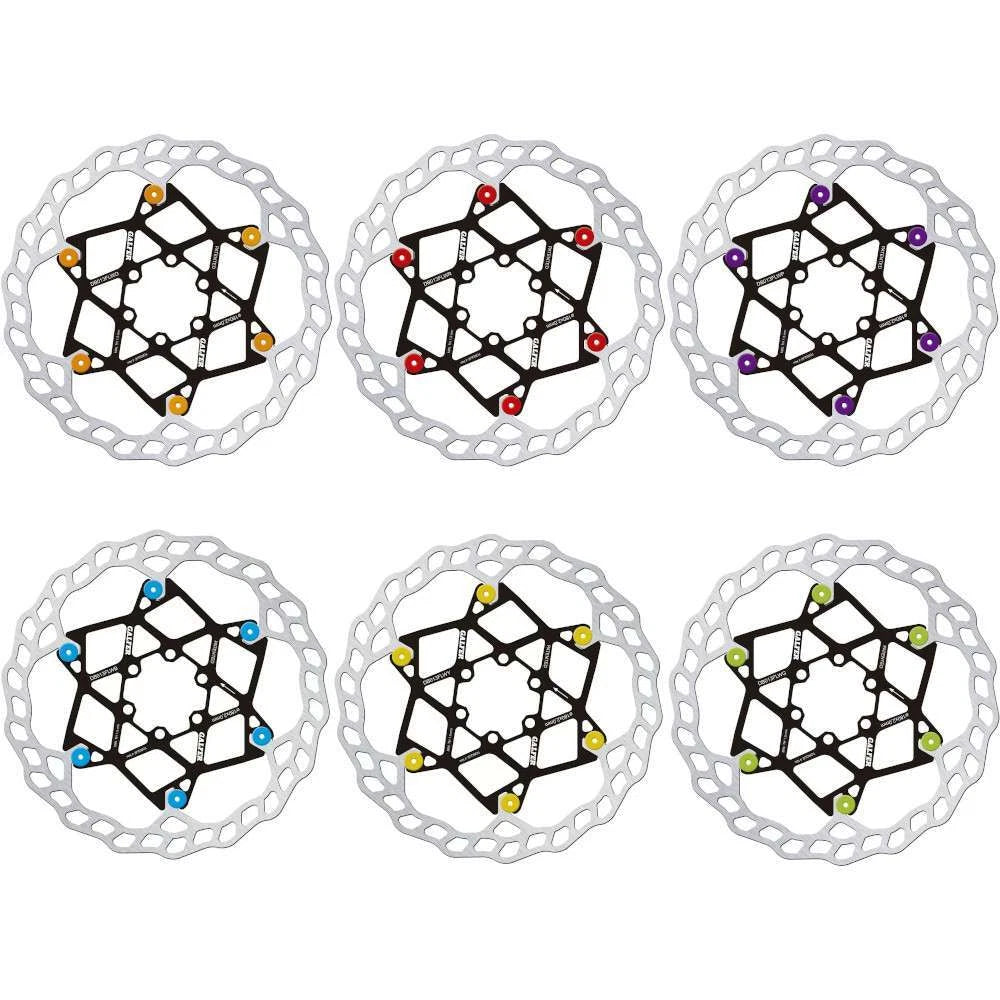 Galfer Wave Floating Disc Rotor 6 Bolt – All Sizes Colours 180mm 203mm - 2mm