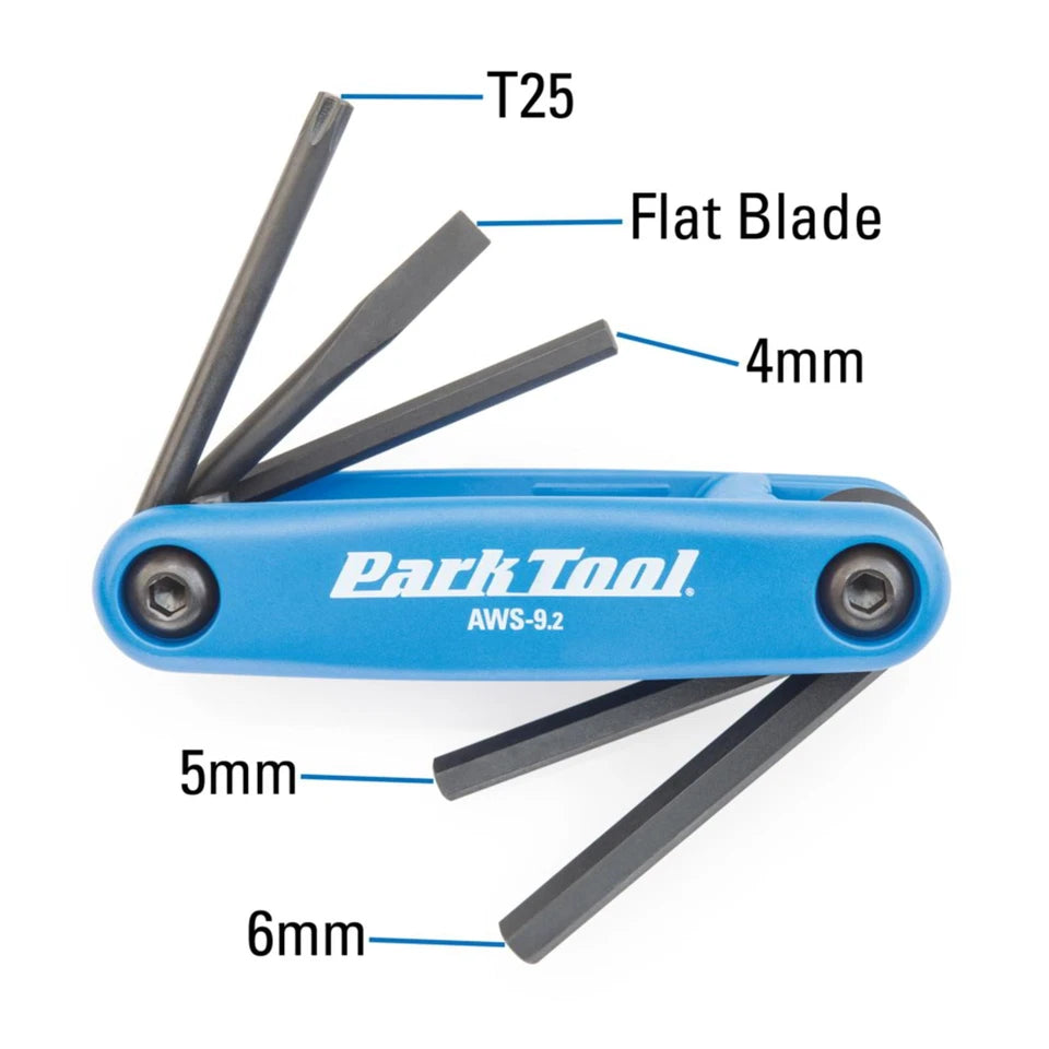 Park Tool AWS-9.2 Fold-Up Hex Wrench Set