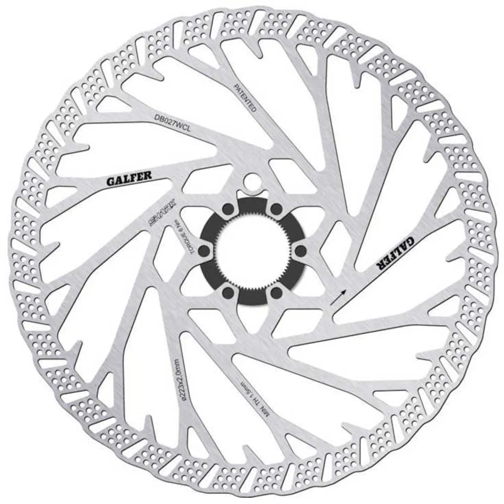 Galfer Shark Disc Rotor Thick Centrelock All Sizes 160 180 200 223mm MTB New!