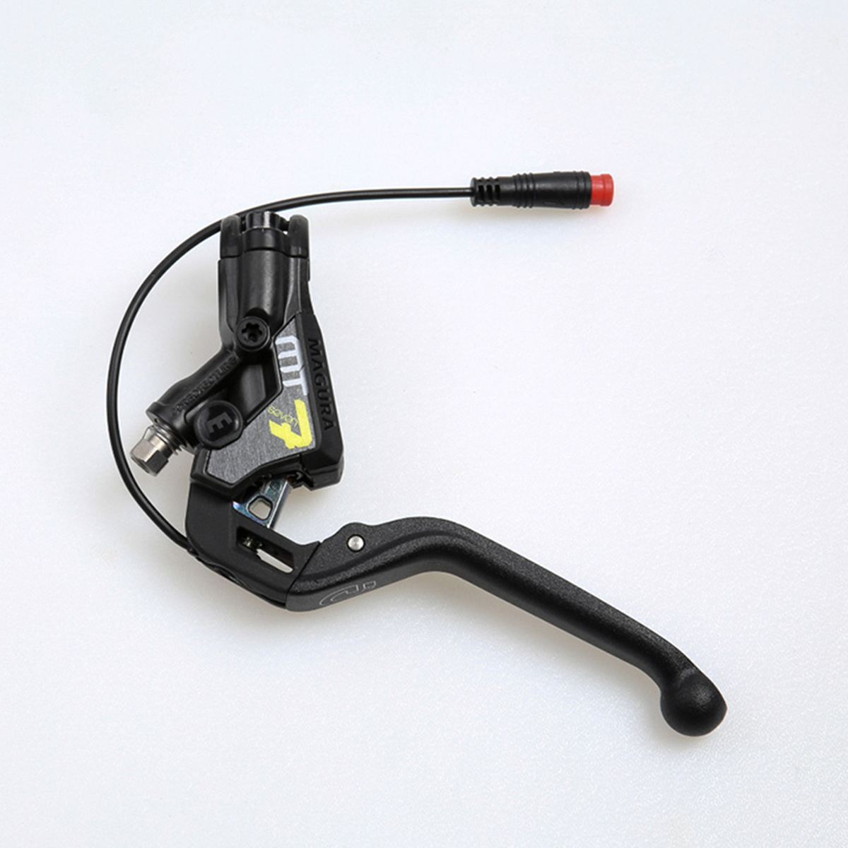 Magura MT7e 4-finger Aluminium, HIGO-Closer NO, Brake Lever Assembly Closer, With Ball-End, 150mm, Black. 2700829