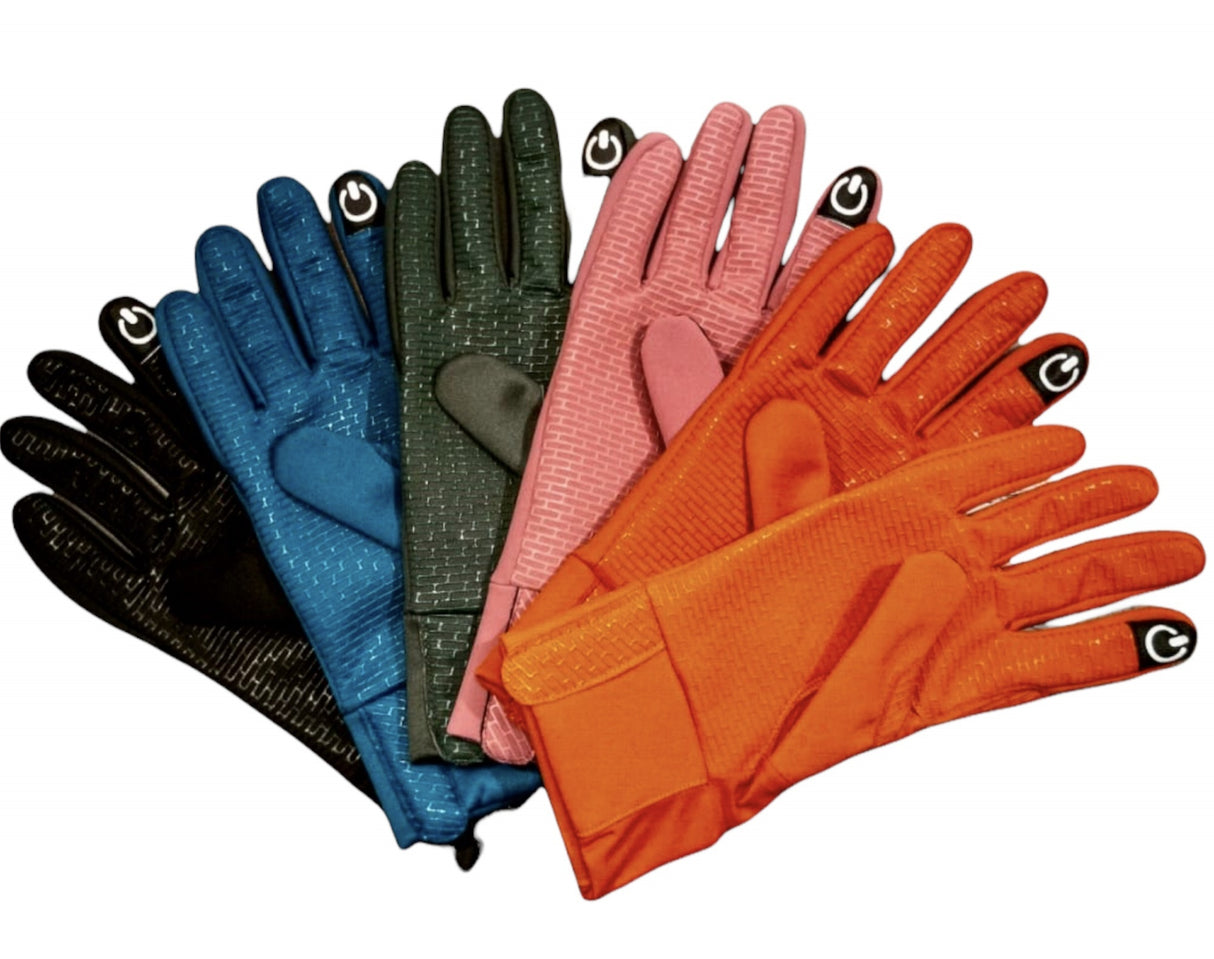TBS E-tip Full Finger Riding Gloves. Large.