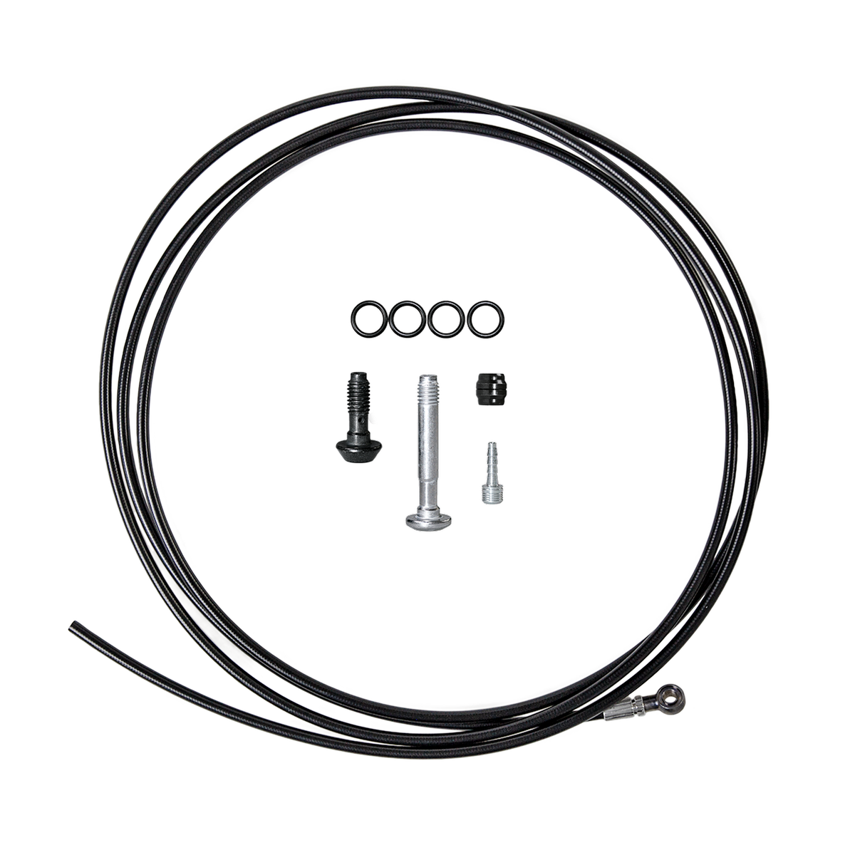 Genuine Magura Disc Brake Tubing / Hose for MT4 to MT TRAIL SL, Black. 2702632