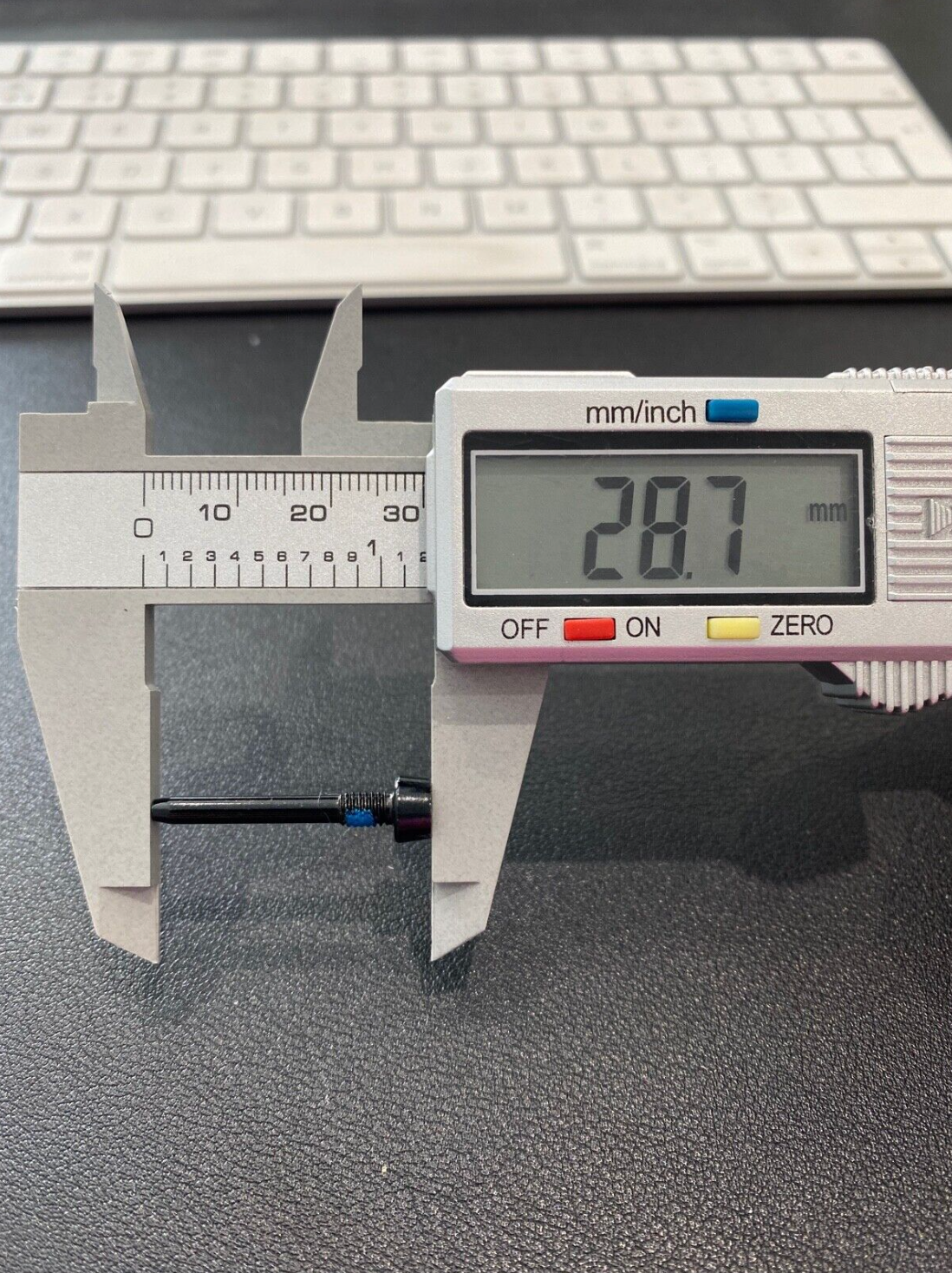 * TBS Brake Pad Pin Bolt for Magura Brake Calipers. Fits all MT Series - Black.