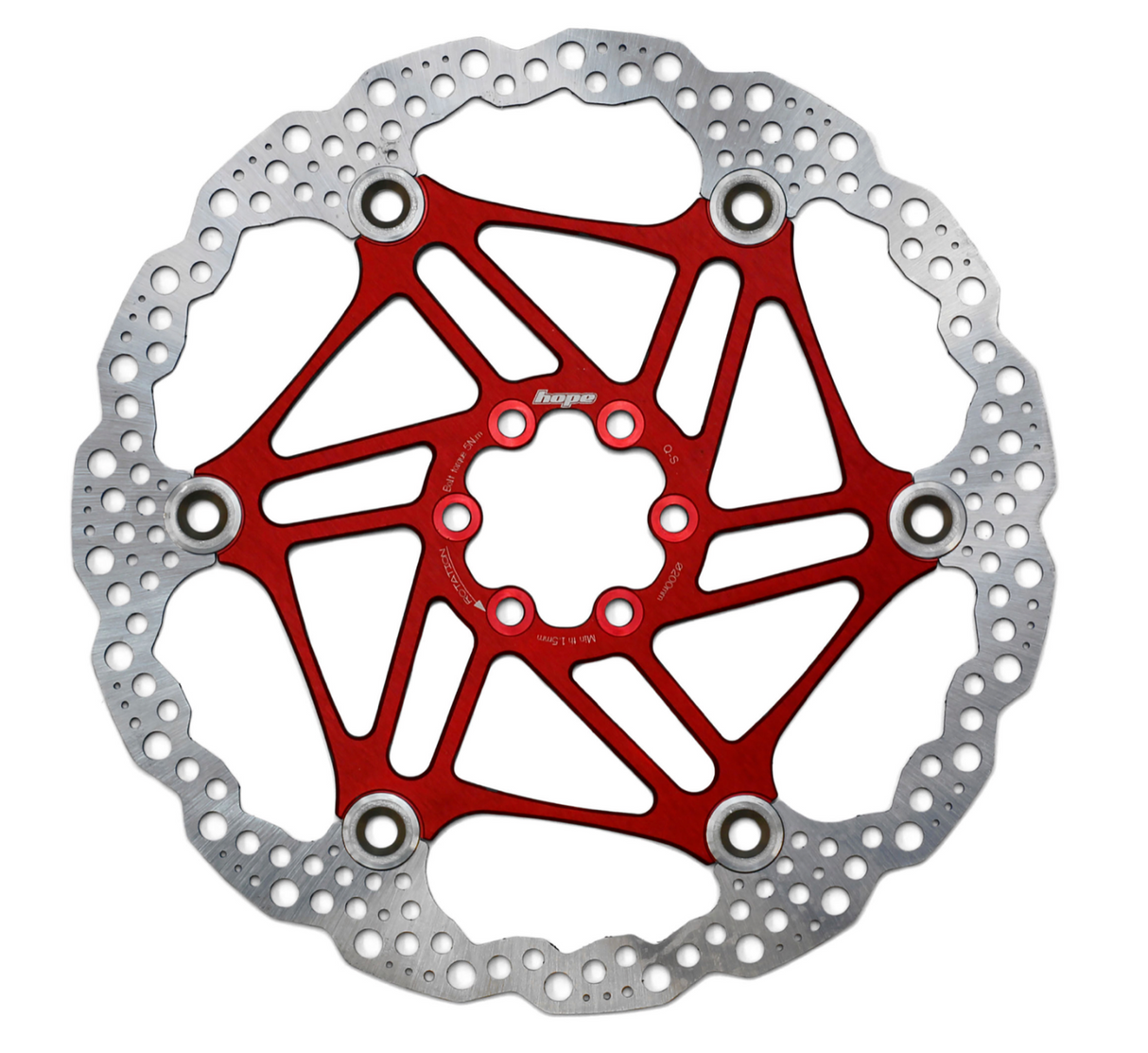 Hope Floating Disc Brake Rotor 6 Bolt. All Sizes & All Colours - HBSP330
