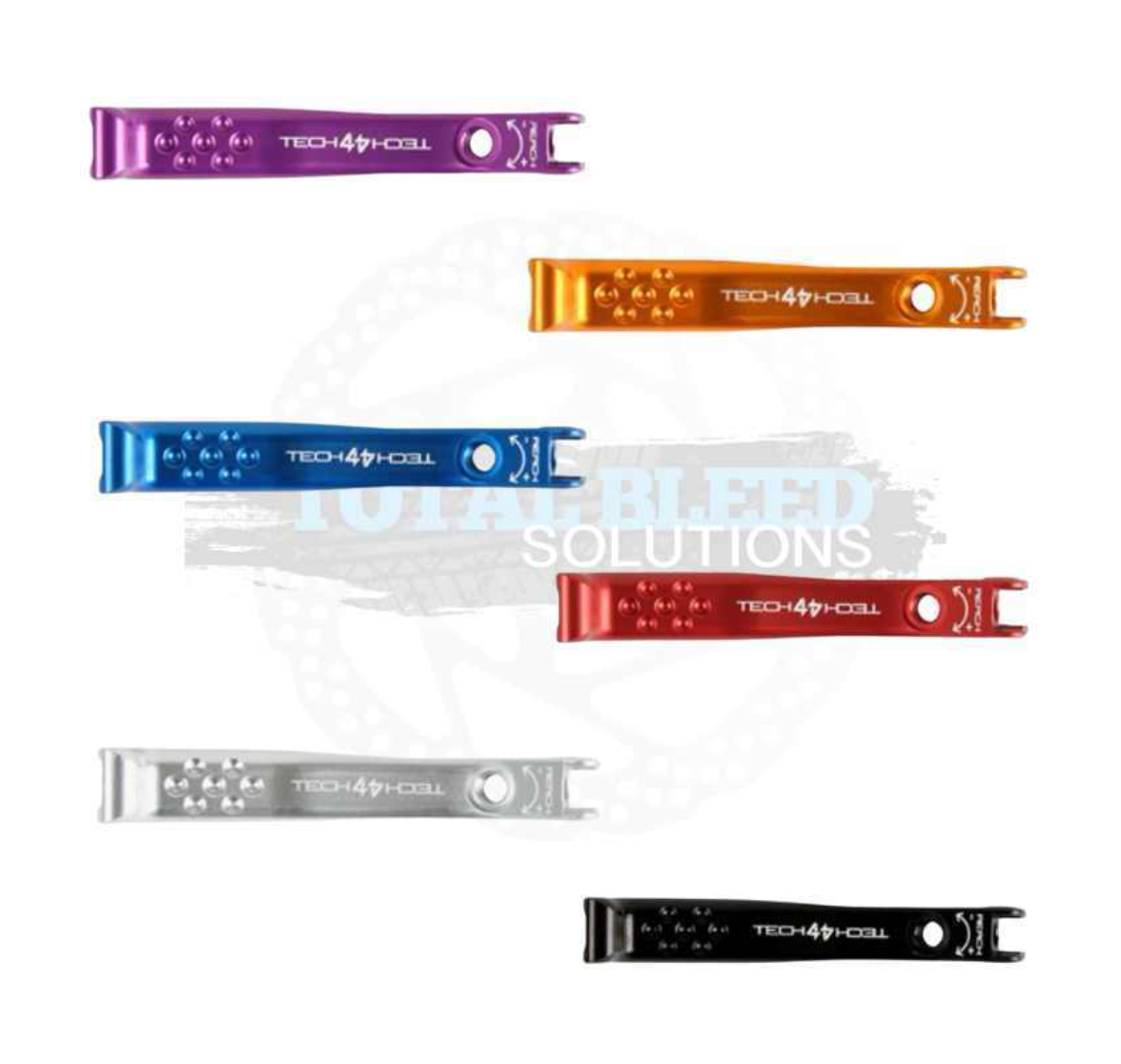 Lame de levier Hope Brake Tech à 4 fossettes. Diverses couleurs. Dernière version!