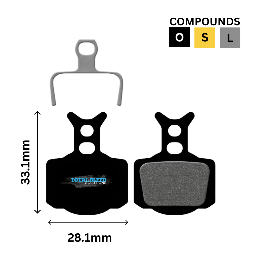 Formula Cura Mega R1 C1 RX One Disc Brake Pads by TBS